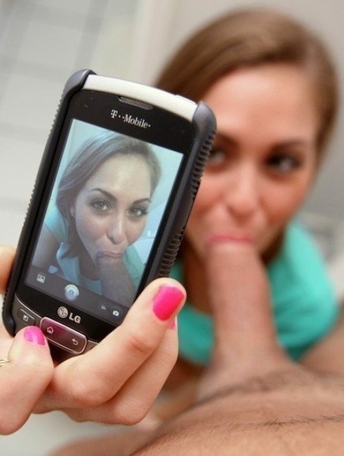 Cell Phone Blowjob 108