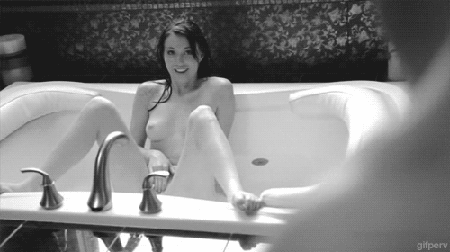 Found your girl in a bathtub after a long day at work, what you gonna do?
